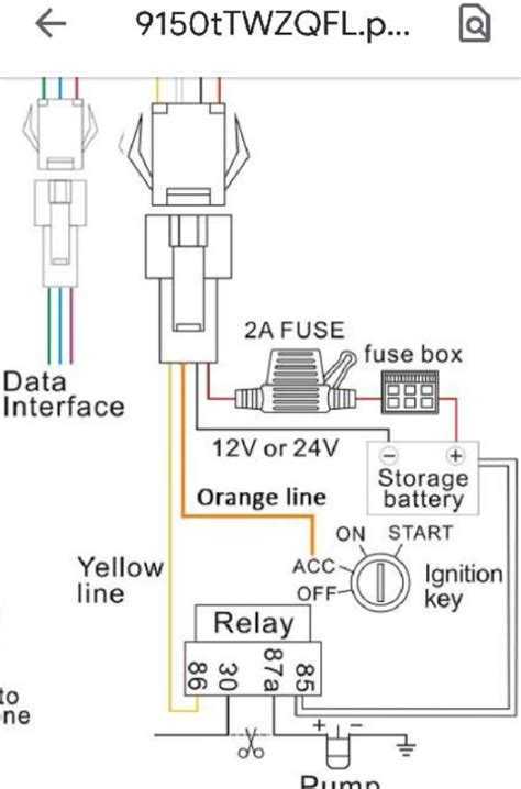 acc  accessory wire   gps    connected      charge