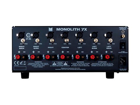 monolith multi channel power amplifier black   watt  channel xlr  ebay
