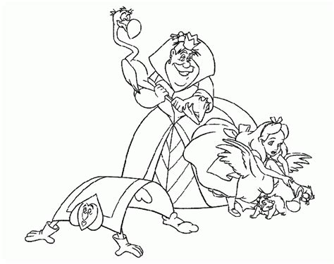 queen  hearts coloring pages coloring home