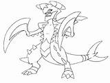 Pokemon Mega Coloring Garchomp Pages Evolution Evolved Getcolorings Getdrawings Printable Color Colorings sketch template