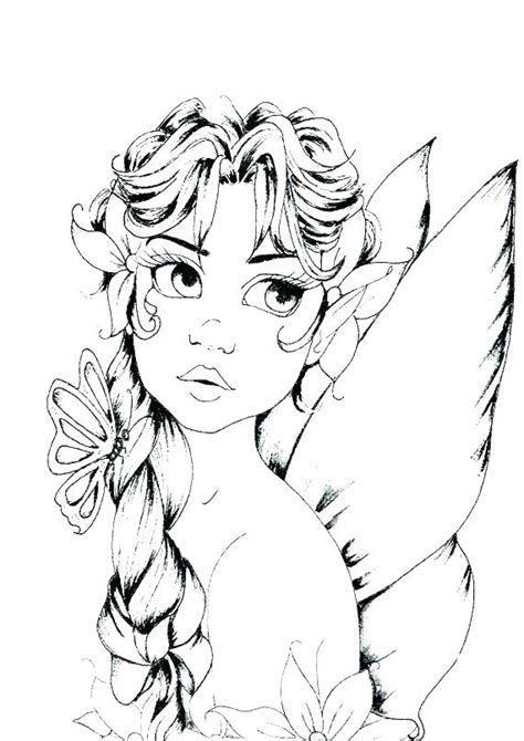 fairy coloring pages  adults  getdrawings