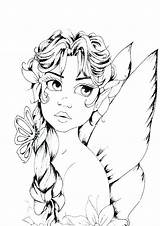 Fairy Coloring Pages Adults Printable Boy Detailed Adult Fairies Color Print Getcolorings Getdrawings Colorings sketch template