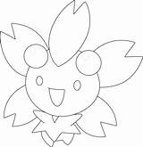Coloring Cherrim Pages Form Sunny Pokemon Color Lineart Deviantart Drawing Online Categories sketch template