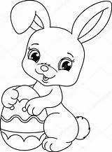 Conejo Conejos Pascuas Bunny sketch template