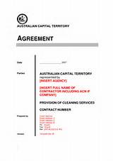 Commercial Cleaning Services Agreement Images