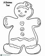 Coloring Christmas Pages Sheets Cookies Gingerbread Man Cookie Theme Print Printable Color Sheet Template Treats Colouring Kids Templates Printing Activity sketch template