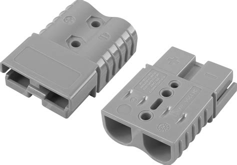 high current battery connector gray content  pcs conradcom