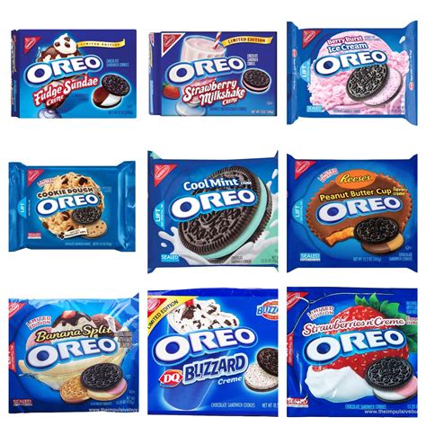 oreo limited editions oreo flavors weird oreo flavors oreo cookie