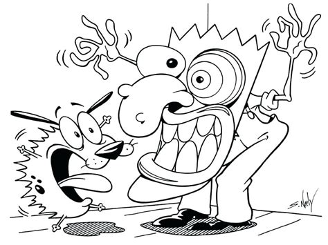 cartoons coloring pages