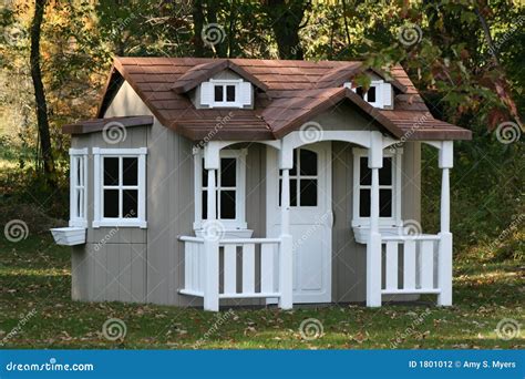 childrens playhouse stock photography image