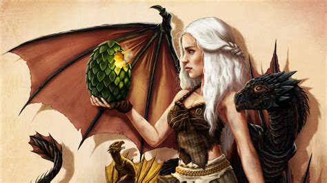 Wallpaper 1920x1080 Px Daenerys Targaryen Dragon Game