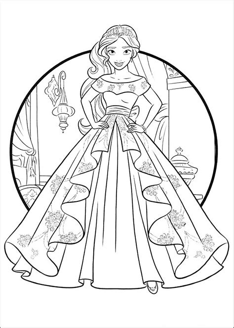 elena avalor coloring pages  children elena avalor kids coloring pages