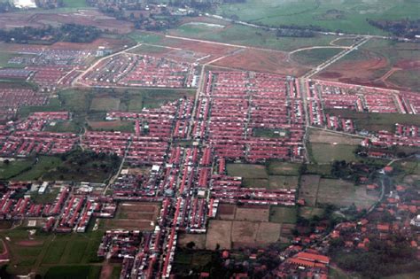 Typical Desa Kota Landscape Seen In Kab Tangerang Urban Land Use