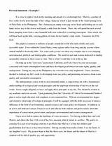 Personal Statement Postgraduate Examples Pictures
