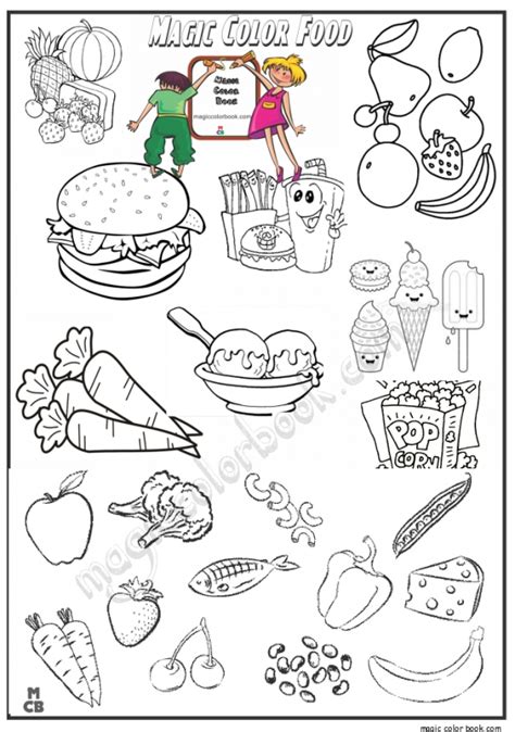 food coloring pages  kids pbc