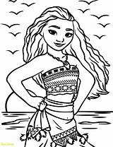 Moana Coloring Disney Pages Getdrawings sketch template
