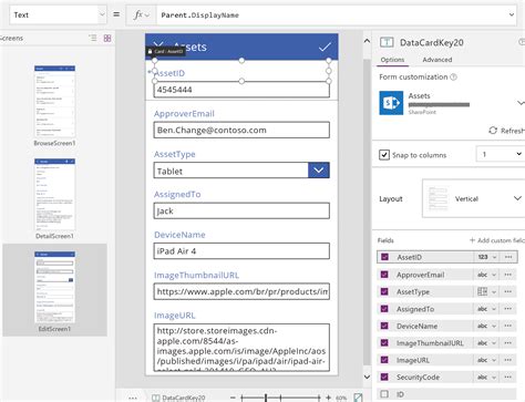Understand Canvas App Forms Powerapps Microsoft Docs
