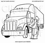 Trucker Toonaday Rig sketch template