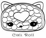 Coloring Pages Roll Noms Num Cali sketch template