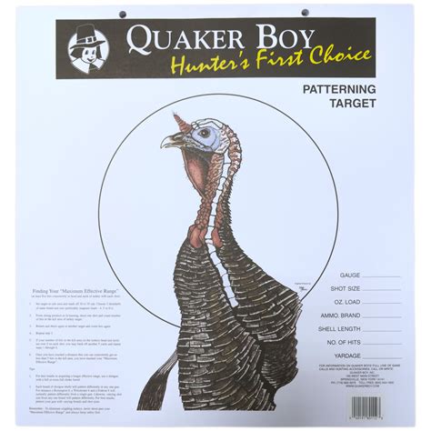 turkey target  pack quaker boy