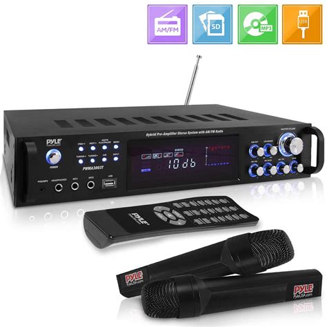 pylepro pwmat home  office amplifiers receivers sound  recording