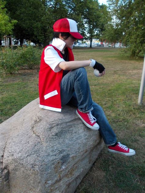 red chucks is a cool idea pokemon trainer red pinterest cosplay the o jays and pokemon games