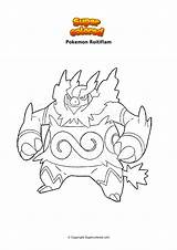 Gigamax Fuego Supercolored Emboar Flamiaou Blastoise sketch template