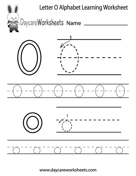 printable letter  alphabet learning worksheet  preschool