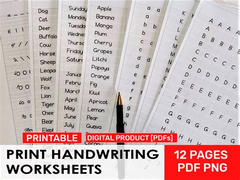 printable print handwriting worksheetssize