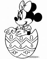 Easter Coloring Minnie Disney Pages Egg Printable Pdf Disneyclips Eastercoloring sketch template