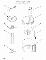 Processor Food Parts Kitchenaid Appliancepartspros Section Getdrawings Drawing Repair sketch template