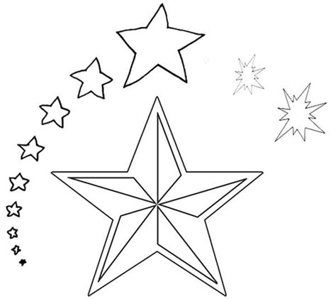 christmas star coloring page star coloring pages