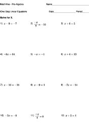 step linear equations mathvinecom