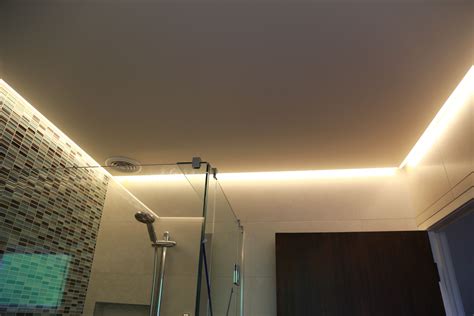 led strip  bathroom ceiling modern lighting design