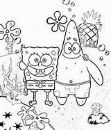 Spongebob Cute Mitraland Colouring sketch template