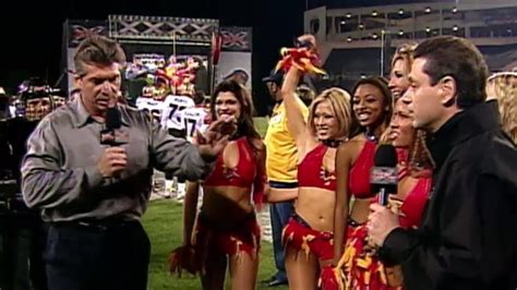 racy cheerleader spot sparks controversy in xfl espn archives youtube