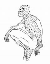 Spiderman Coloring Kids Pages Print Beautiful Super sketch template