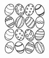 Pages Easter Coloring Eggs Printable Preschool Adults Happy sketch template
