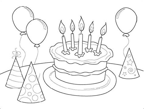 birthday coloring pages  print  getcoloringscom  printable colorings pages  print