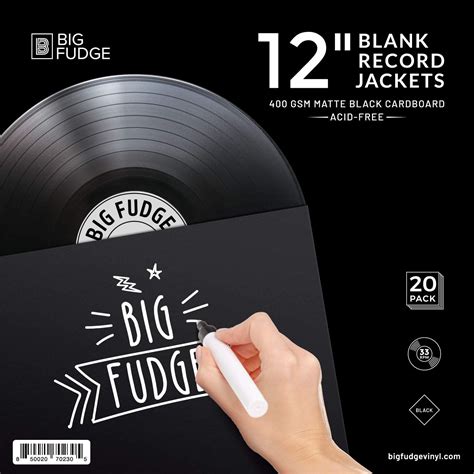 amazoncom big fudge pro blank album jackets  album covers gsm