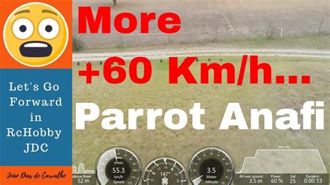 parrot anafi speed test  kmh portugal great beginner drone youtube