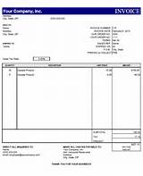 Invoice Template For Excel Photos
