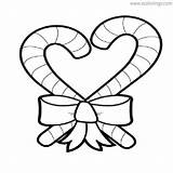 Candy Canes Bow Two Coloring Pages Xcolorings 600px 33k Resolution Info Type  Size Jpeg Printable sketch template