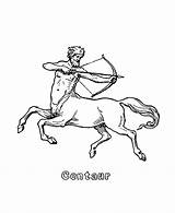 Coloring Centaur Pages Mythical Creatures Mythology Medieval Printable Sheets Creature Mythological Beasts Animals Activity Drawing Beast Clipart Fantasy Bluebonkers Popular sketch template