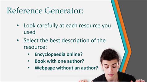 reference generator youtube