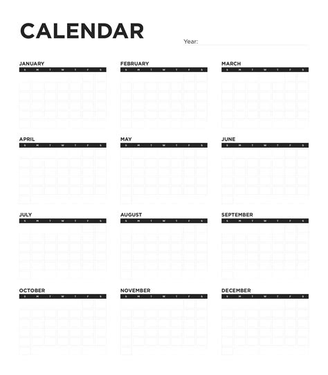month calendar   page template blank calendar  months  page calendar printable