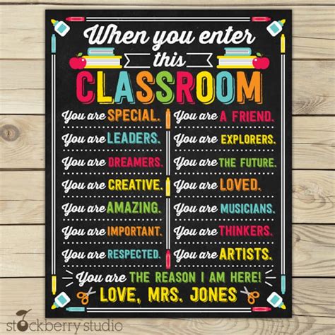 classroom decor classroom sign classroom printables etsy