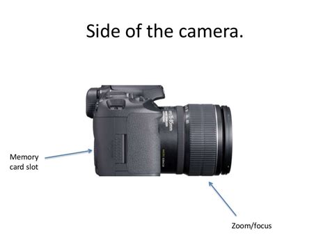 labeled parts   camera