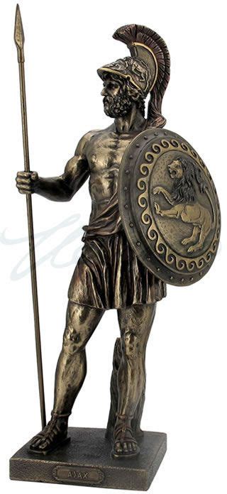 ajax greek hero statue male sculptures statues aawua   greek heroes greek