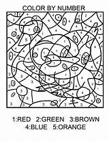 Hidden Number Color Bird Printable Via Deviantart sketch template